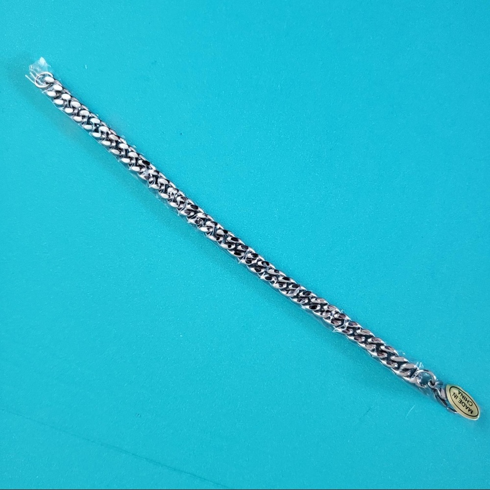 Hypoallergenic Stainless Steel Cuban Chain Bracelet 6mm Unisex New